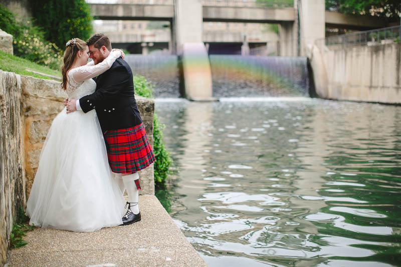 Kyleigh & Parker – Scottish Wedding in San Antonio | Inn on the Riverwalk