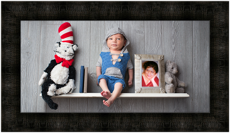 baby on a shelf 10x20