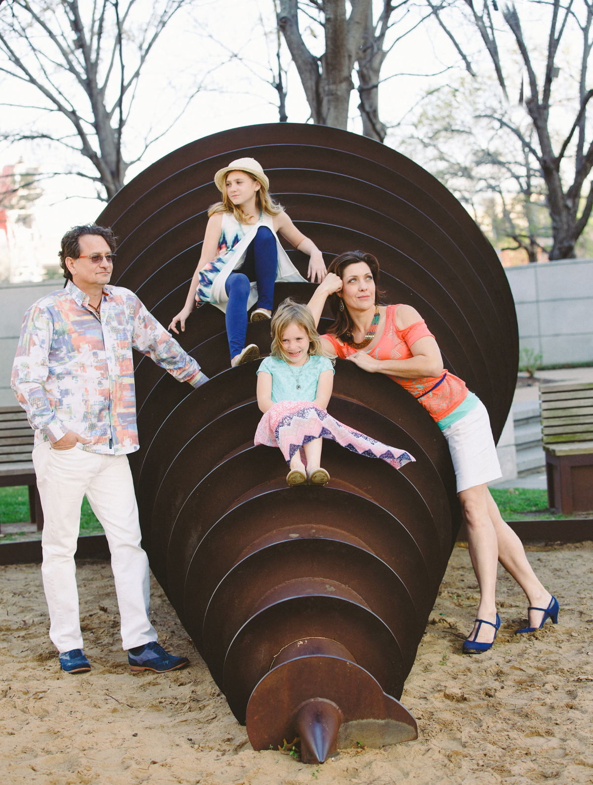 family photography harrow sculpture dallas texas