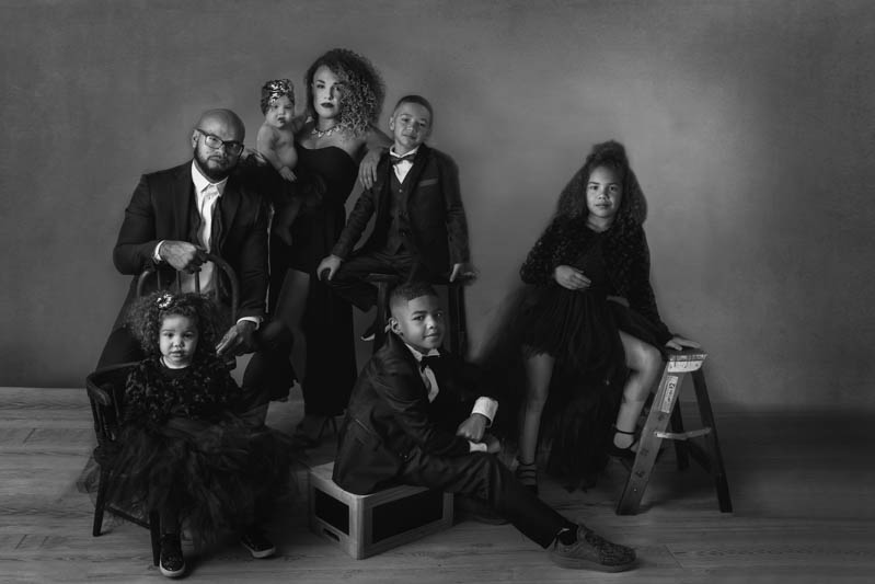 formal dallas family photography studio