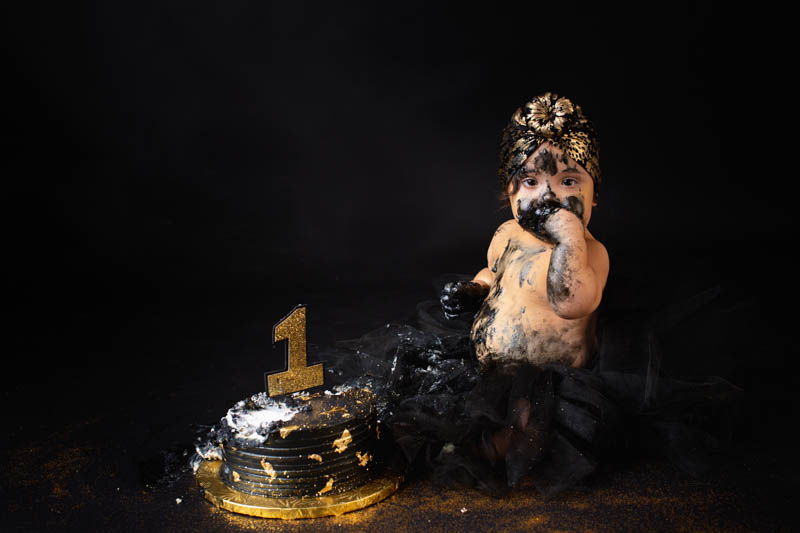 cake smash dallas photographer down syndrome 