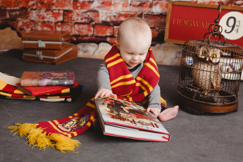 harry potter cake smash sitter session dallas photographer