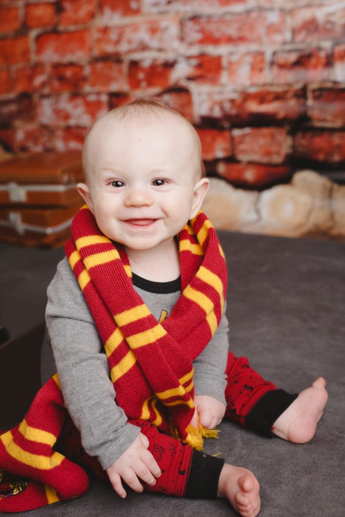 harry potter cake smash sitter session dallas photographer