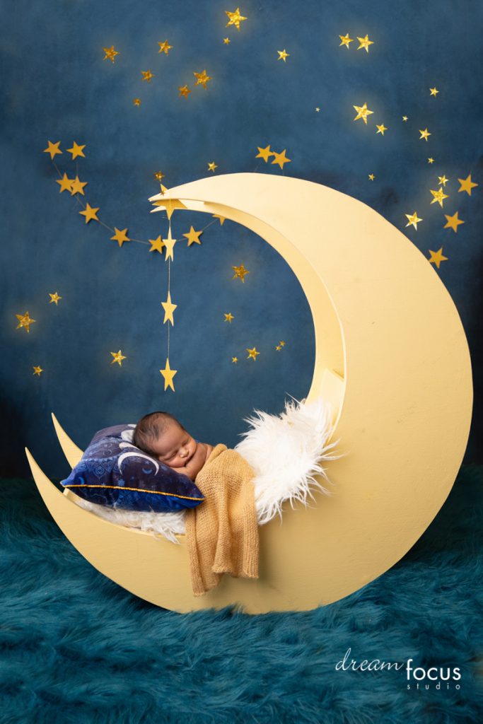 best dallas newborn photographer moon baby