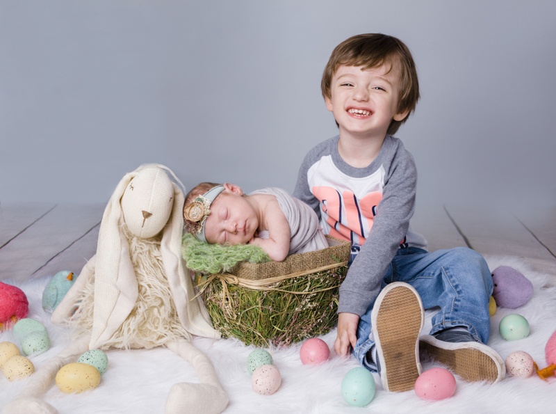 easter baby best dallas newborn photographer