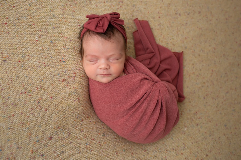 Colorful Baby Girl | Swaddle Session