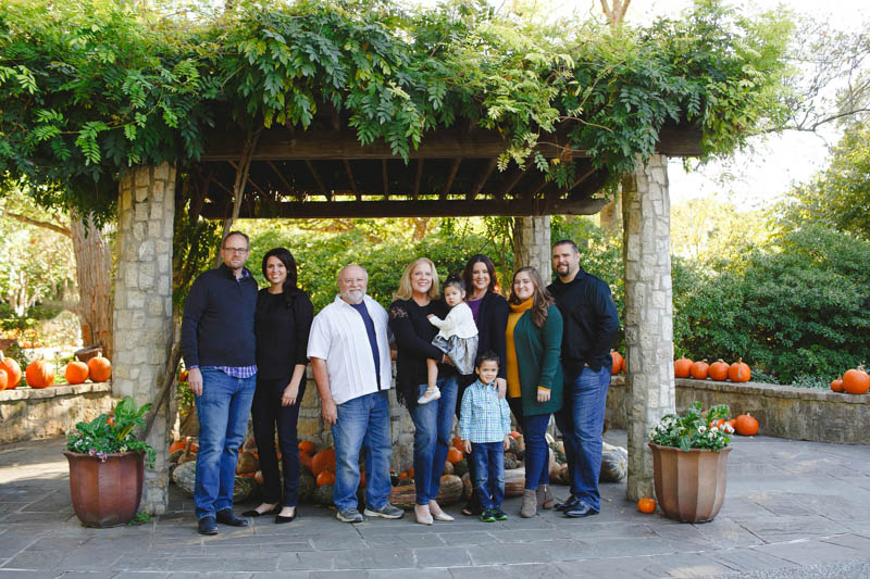 Fall Extended Family Session at the Arboretum