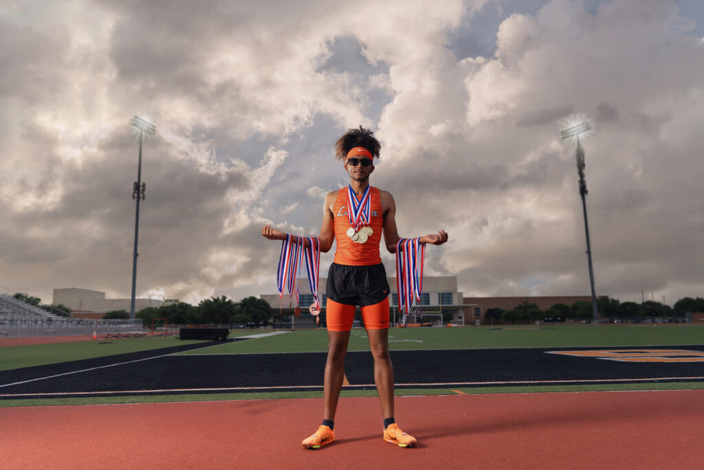 best senior photographer dallas texas track star